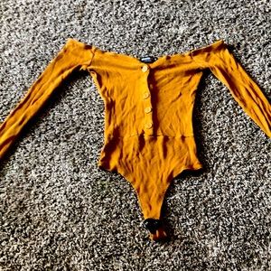 Brown bodysuit